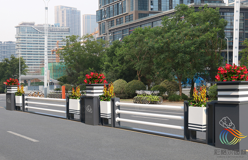 廣東東莞-道路中央隔離護欄花箱